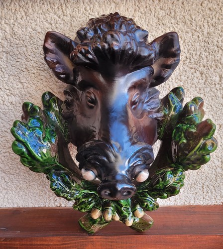 Wildschwein kopf figur - figur, statue