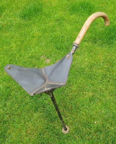 Alte antike jagd sitzstock - antike, 2