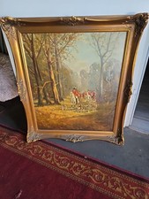 Gemälde Süver Jagd Hunde