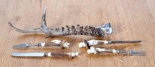 Antikes jagdbesteck - antikes,