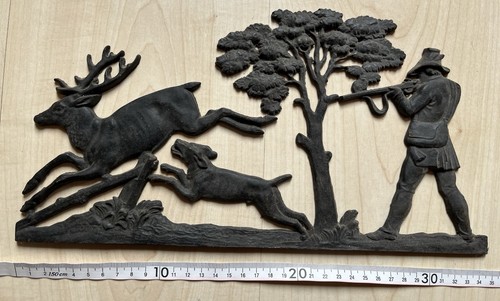 Antikes gusseisernes jagd - gusseisernes,