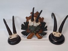 3 x Altes Gamsgeweih Jagd