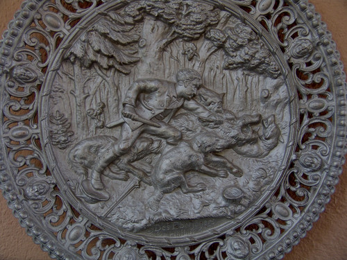 Kunstwerk antik jagd - kunstwerk,