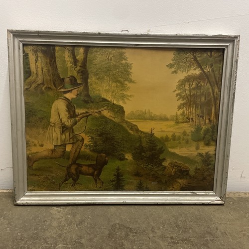 Uraltes bild jagd jäger - bild,