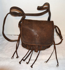 Uralte originale Jagdtasche um