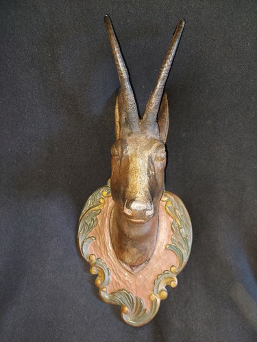 Antike gams trophäe aus - gams-trophäe,