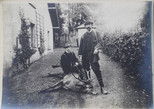 Jagdfoto kaiserzeit rothirsch - kaiserzeit,
