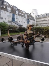 Geweihfiguren Lampe MÜNCHEN