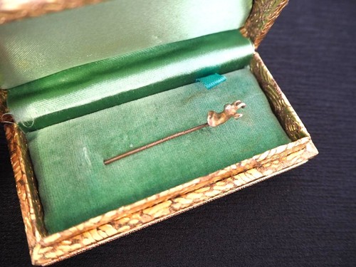 Anstecknadel gamsbock silber - anstecknadel,